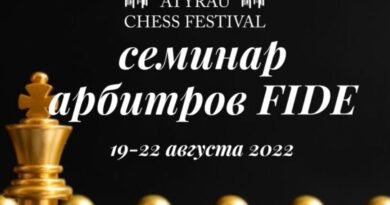 FIDE Arbiters’ Seminar in Atyrau (KAZ) – Report