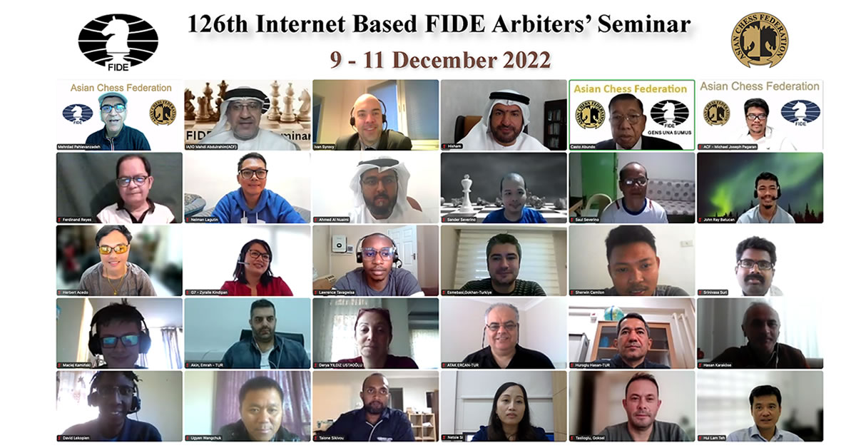 FIDE Arbiters' Seminar in Benoni, South Africa (January 2020