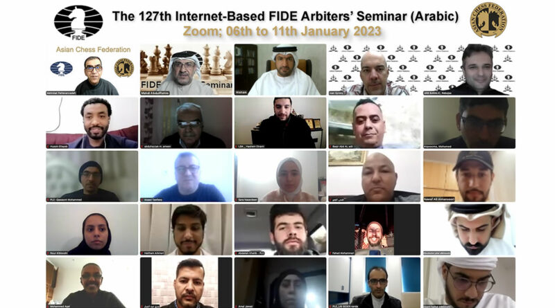 FIDE Arbiters' Seminar in Benoni, South Africa (January 2020