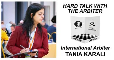 HARD TALK WITH THE ARBITER – IA TANIA KARALI