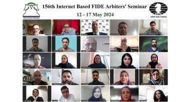 156th Internet-based FIDE Arbiters’ Seminar (IRI) – Report