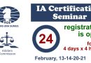 24th IA Seminar is open for registration!