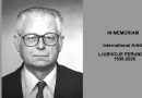 Obituary of IΑ Ljubivoje Perunovic (1937-2026)