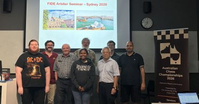 FIDE Arbiters’ Seminar in Sydney – Jan 2026 (AUS) – Report