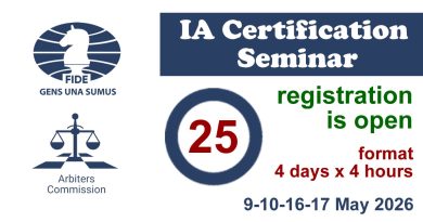 New 25th IA Seminar will be organized in May 2026!