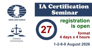 New 27th IA Seminar will be organized in August 2026!