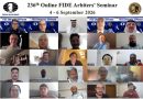 236th Internet-based FIDE Arbiters’ Seminar (Asian Chess Federation) – Report